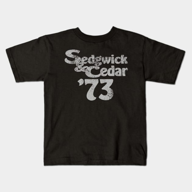 Sedgwick & Cedar 73 Kids T-Shirt by inktheplace2b